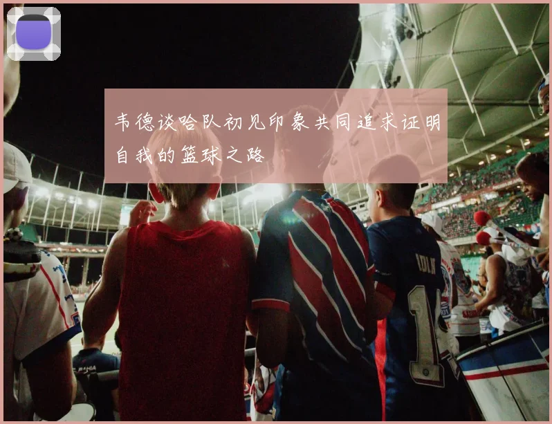 韦德谈哈队初见印象共同追求证明自我的篮球之路